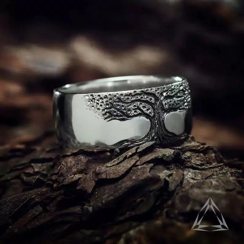 Elegant Tree of Life Art Ring