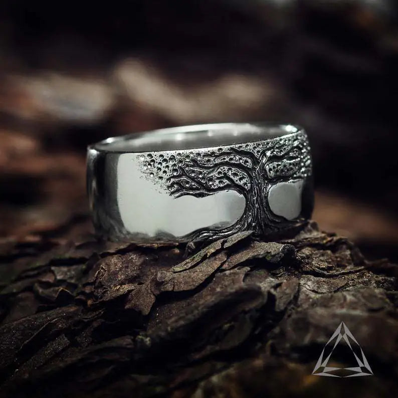 Elegant Tree of Life Art Ring