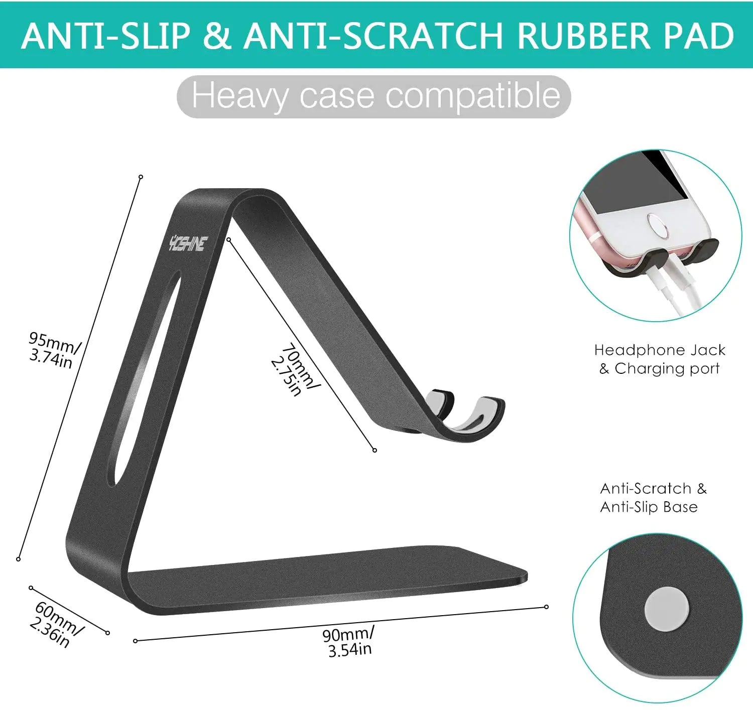 Large Cell Phone/Tablet Desk Holder